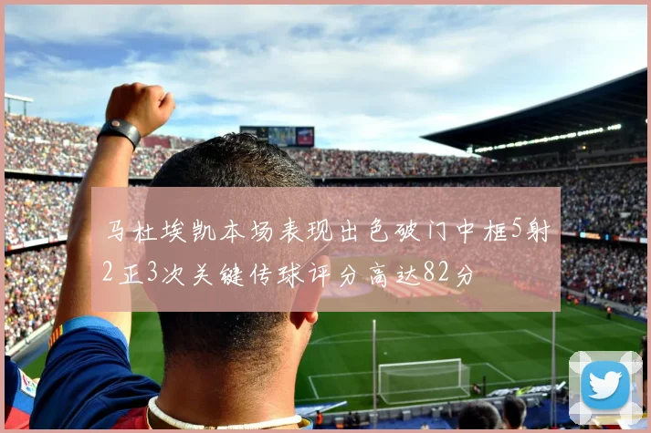 马杜埃凯本场表现出色破门中框5射2正3次关键传球评分高达82分